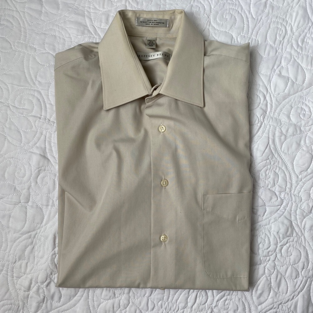 Geoffrey Beene • Cream Dress Shirt